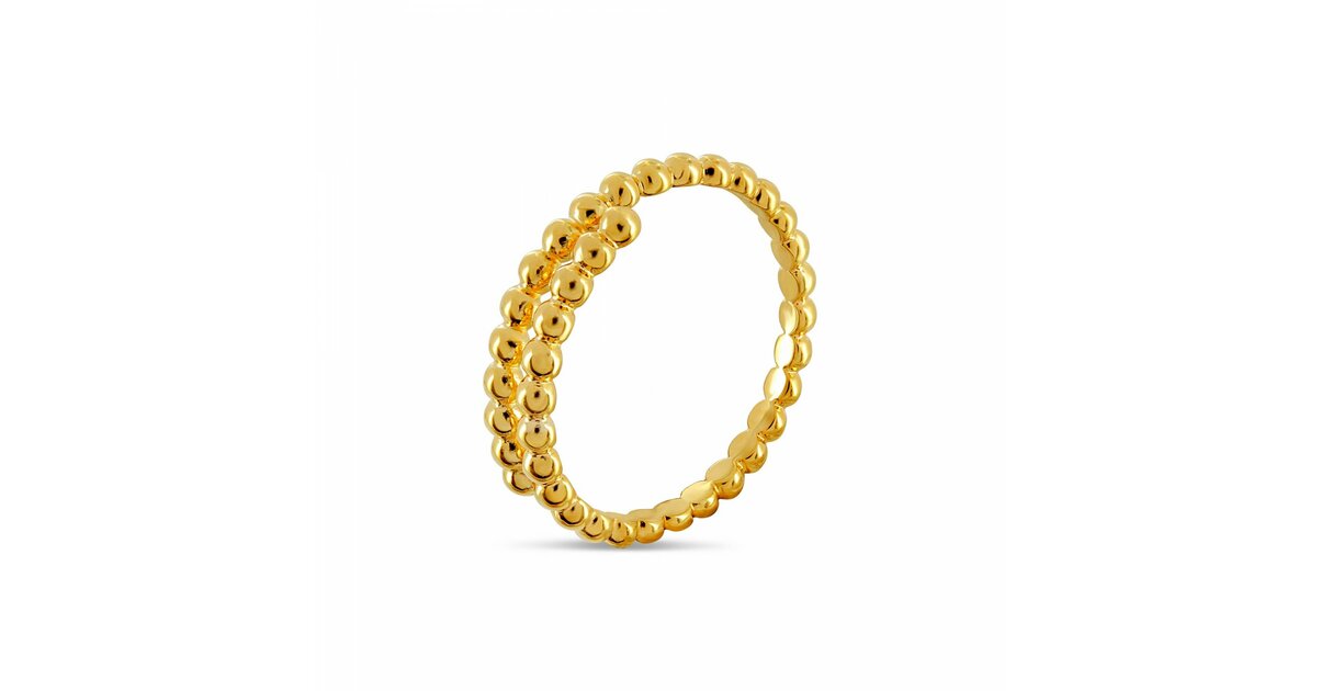 Bague Perlée THEMA plaqué Or Ajustable - Bagues/Bagues Ouvertes - AJOY ...