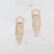 CREOLES 7chainettes tombantes