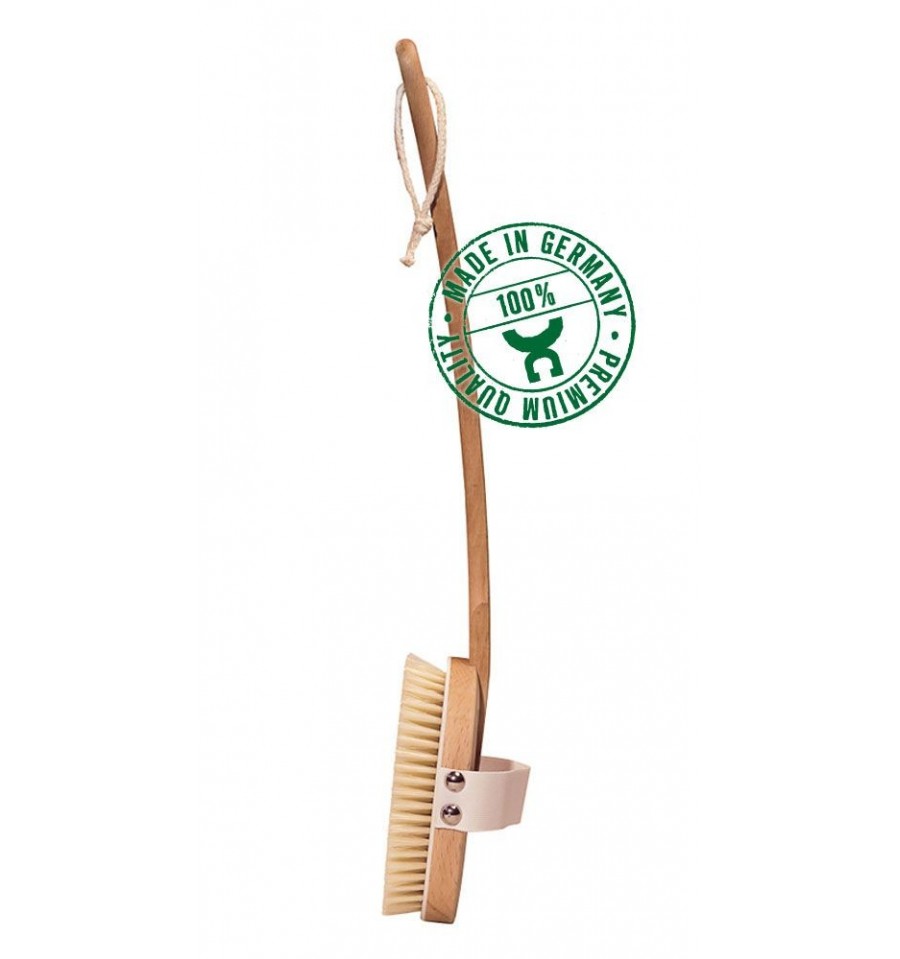 Brosse de bain en HÊTRE et soies naturelles - Croll & Denecke