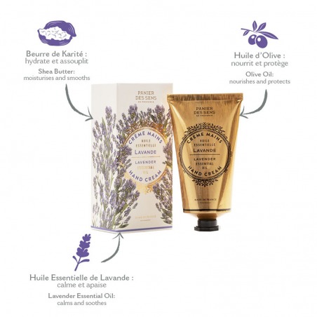 Crème mains Lavande relaxante- Panier des sens