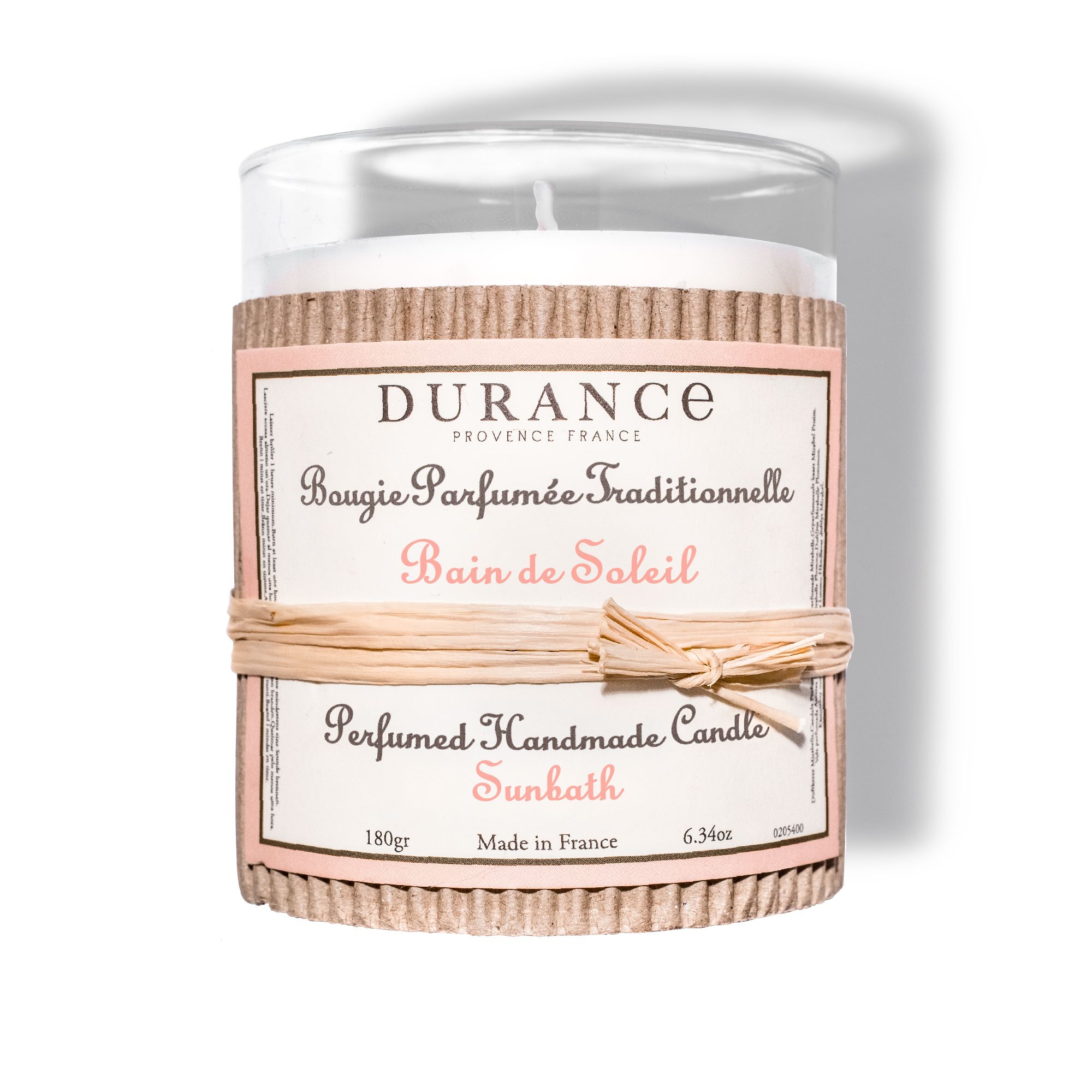 bain de soleil bougie