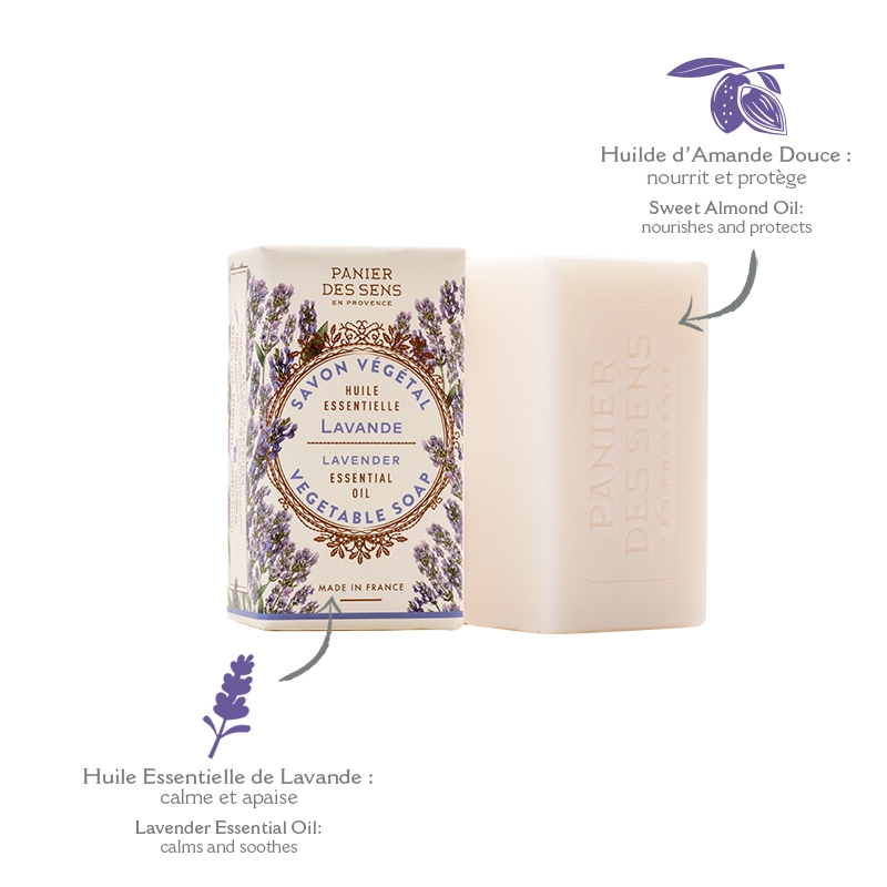 Savon Extra-doux Lavande Relaxante - Panier des Sens