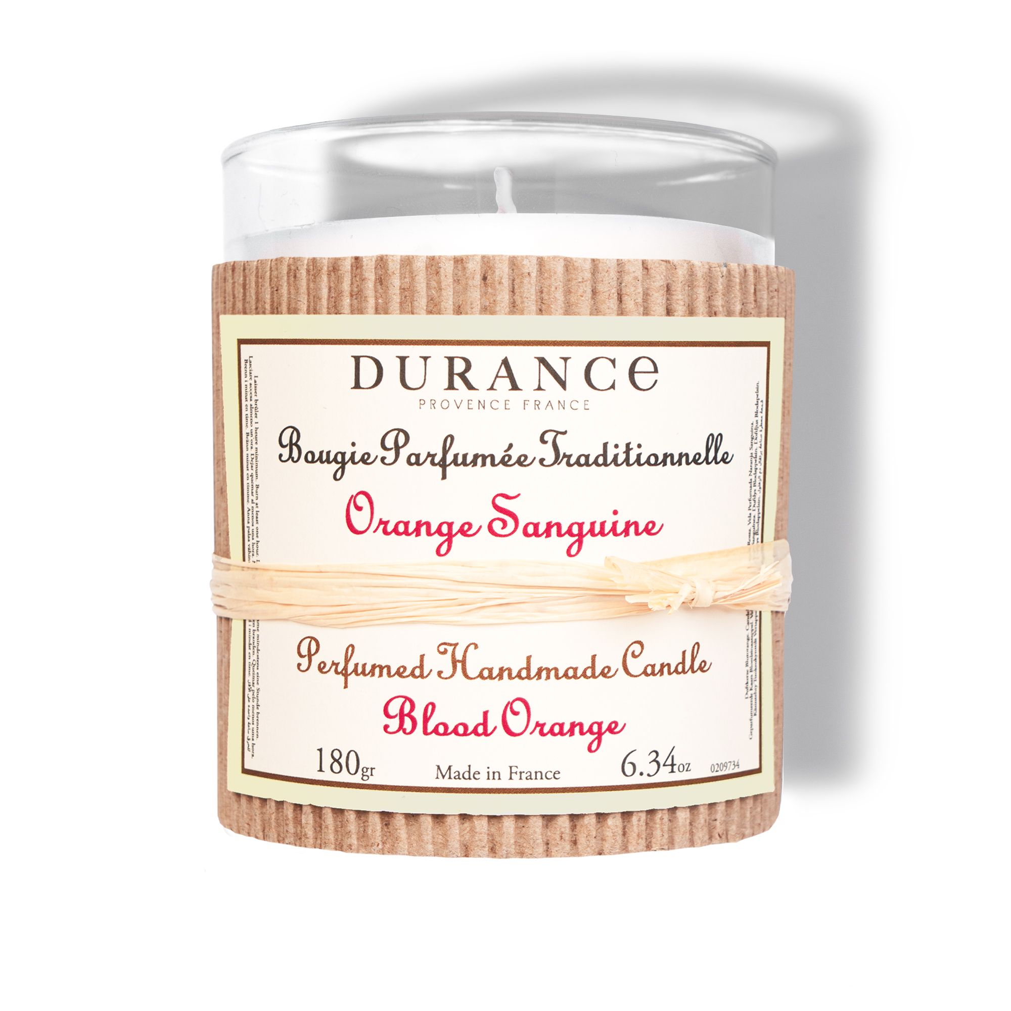 Bougie parfumée Orange Sanguine 180 grs- Durance