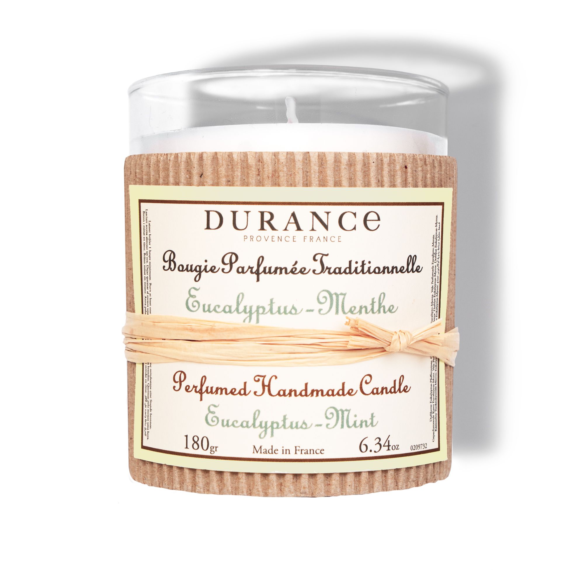 Bougie parfumée Eucalyptus Menthe 180grs - Durance