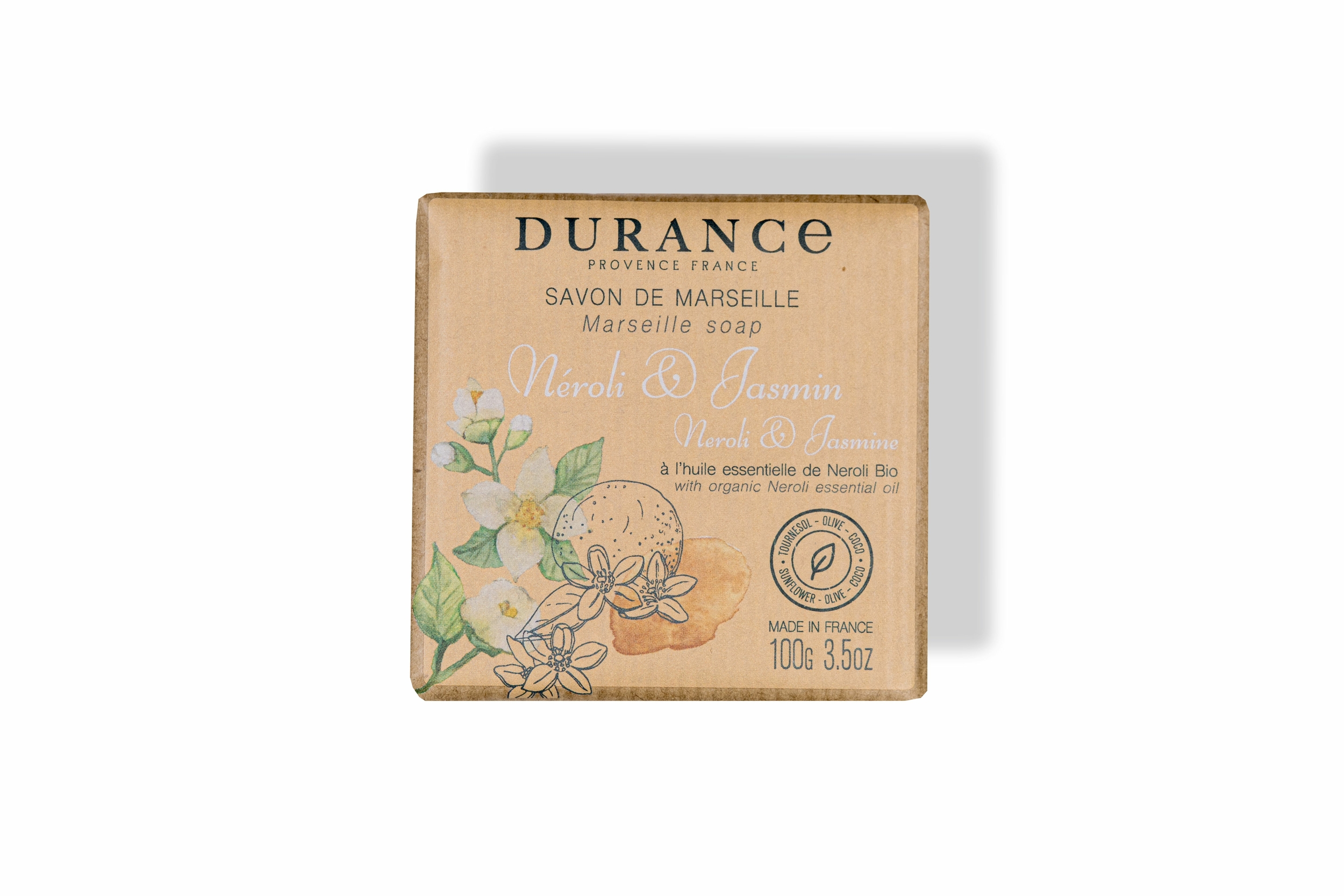 Savon de Marseille parfumé Néroli & Jasmin - Durance