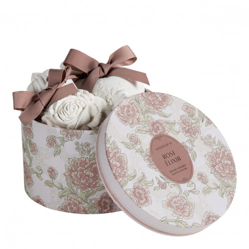Coffret de 5 plâtres parfumés Rose Elixir- Mathilde M