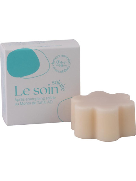 Soin Après shampoing solide le Solaire- Au Monoï -Autour du Bain