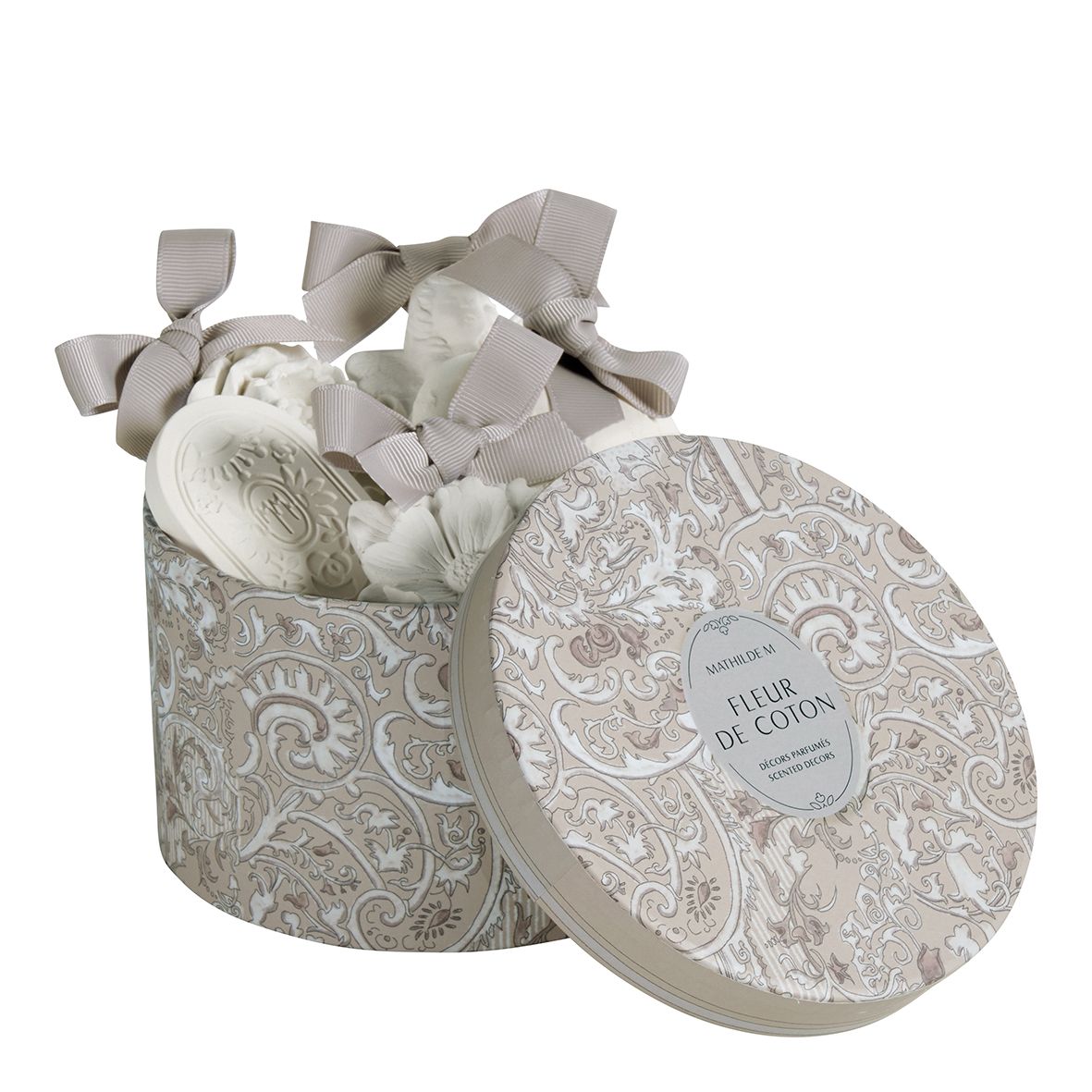 Coffret de 5 plâtres parfumés Fleur de coton - Mathilde M
