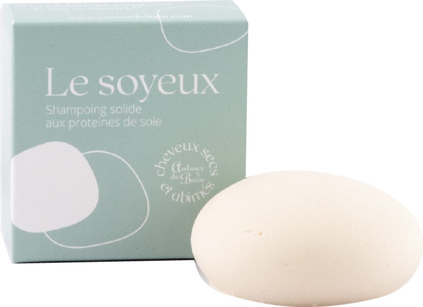 Shampoing solide Le Soyeux- Protéines de soie - Autour du Bain