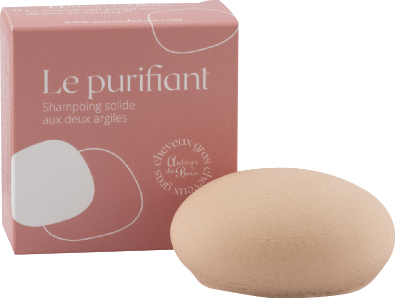 Shampoing solide  Le Purifiant - Cheveux gras - Autour du Bain
