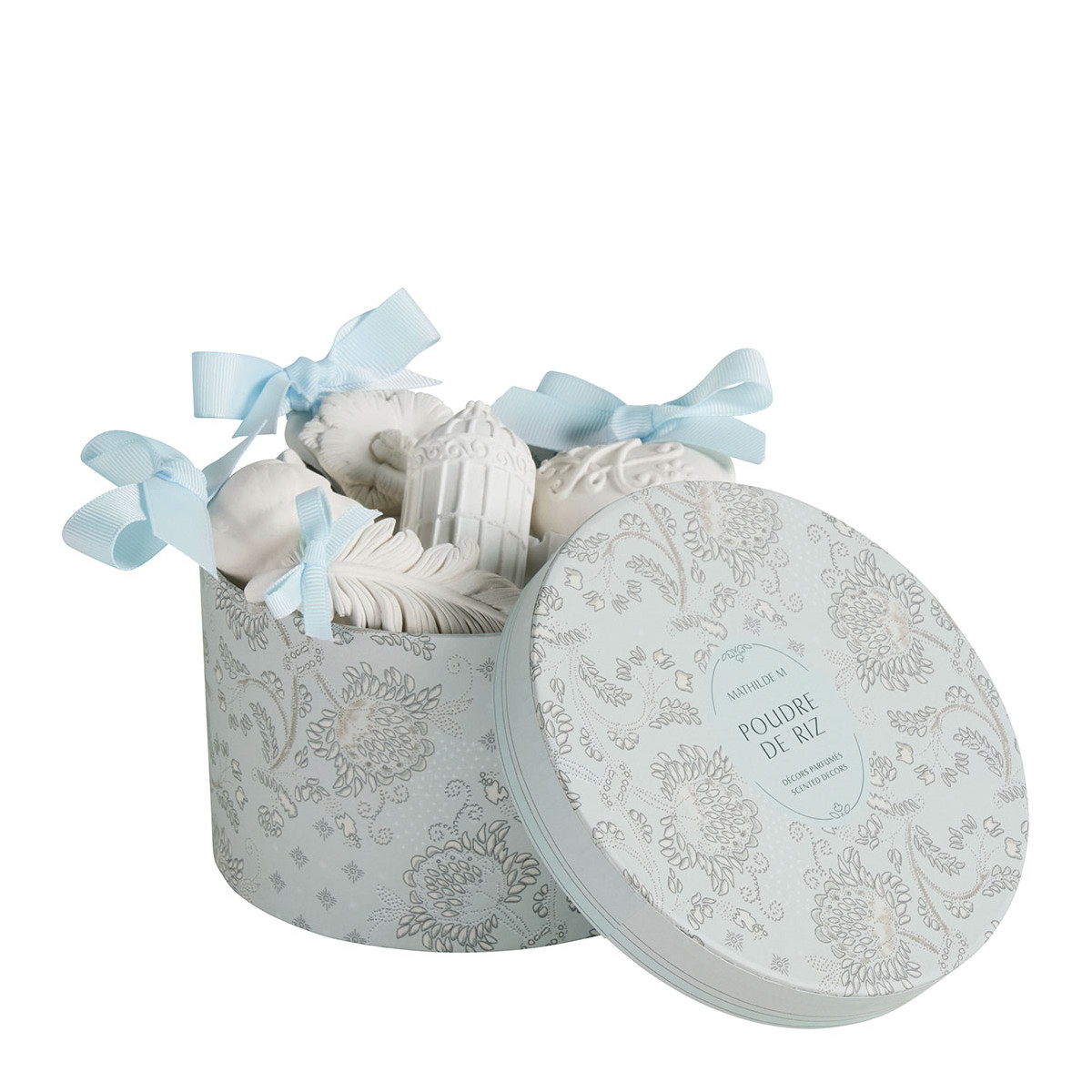 Coffret de 5 plâtres parfumés Poudre de riz- Mathilde M