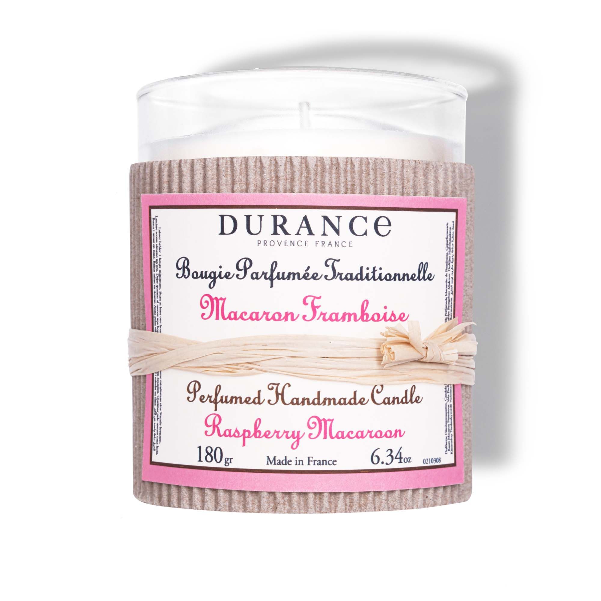 Bougie parfumée Macaron Framboise - Durance