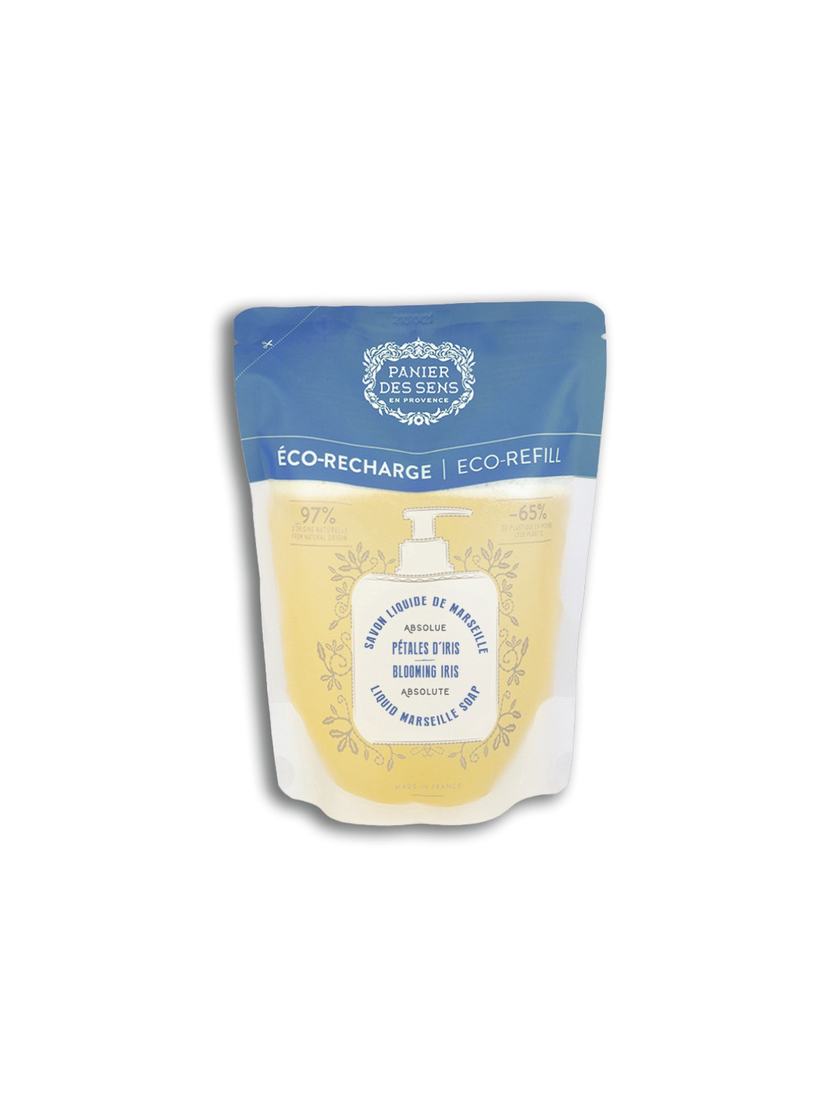 Eco-recharge de Savon liquide de Marseille Pétales d\'Iris - Panier des Sens
