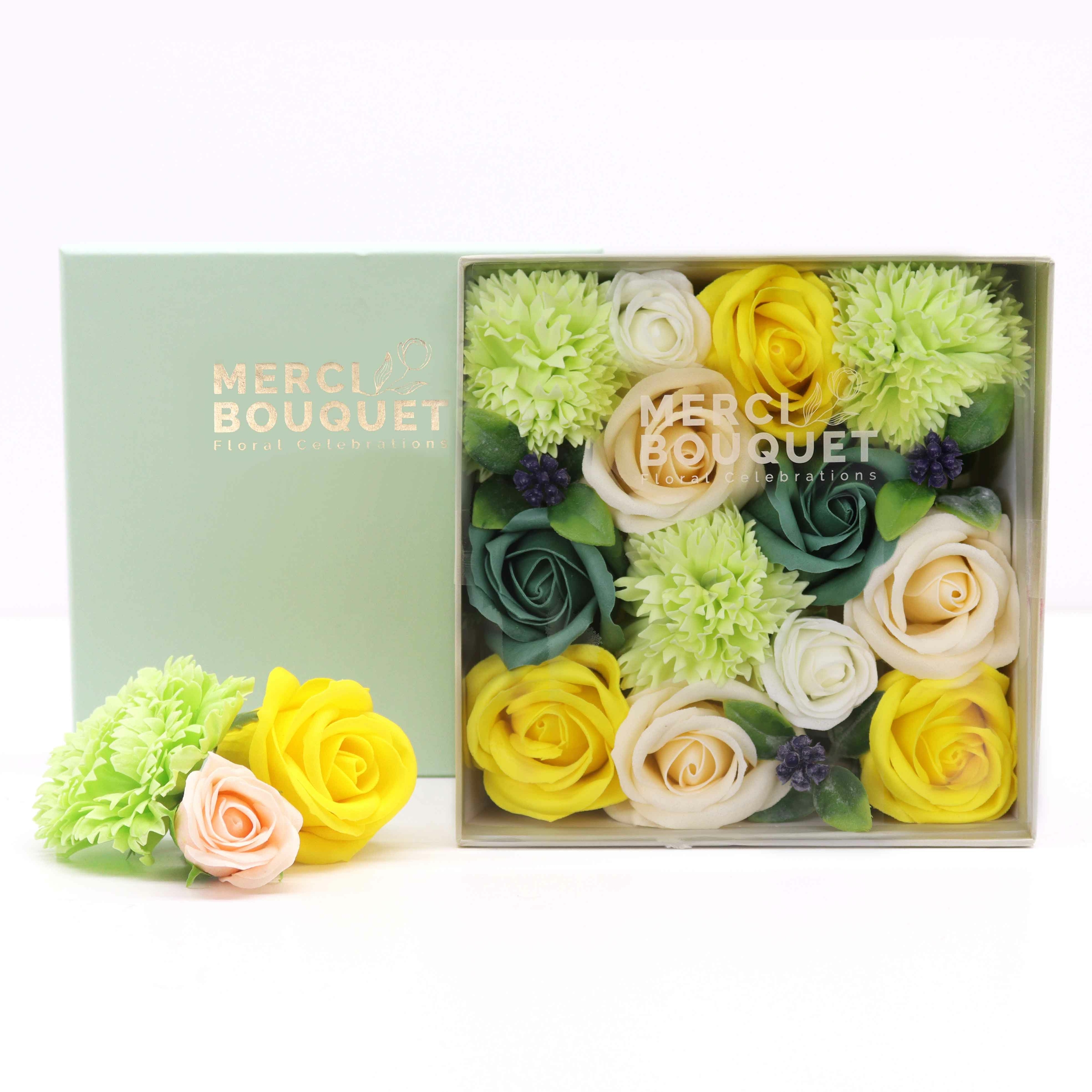 Boite de Fleurs en savon - Printemps -