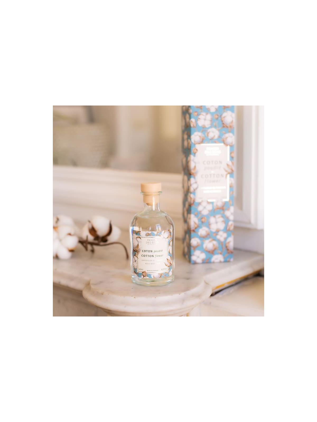Diffuseur de parfum Coton poudré - Panier des Sens