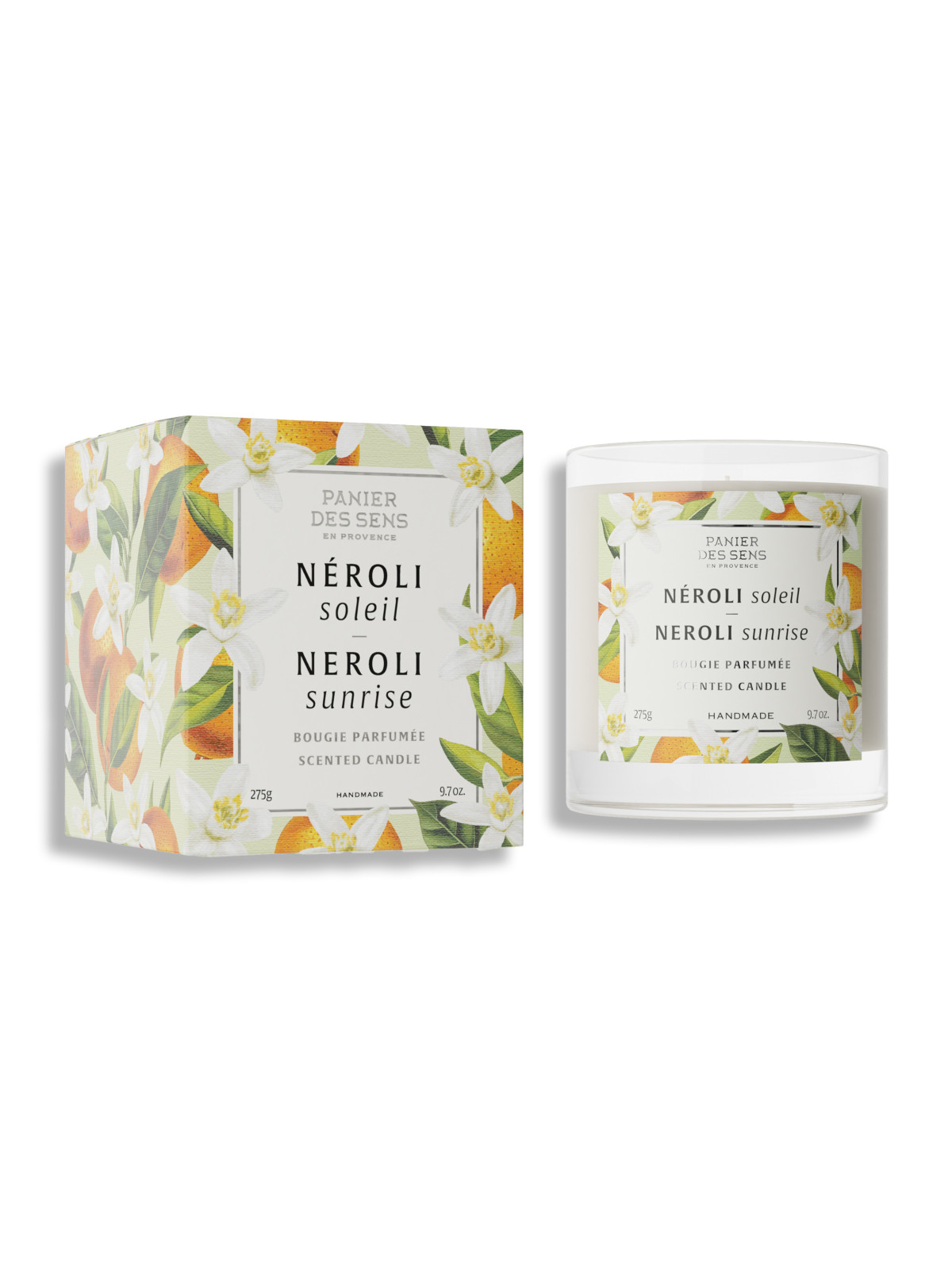 Bougie parfumée 275G - Néroli soleil - Panier des Sens