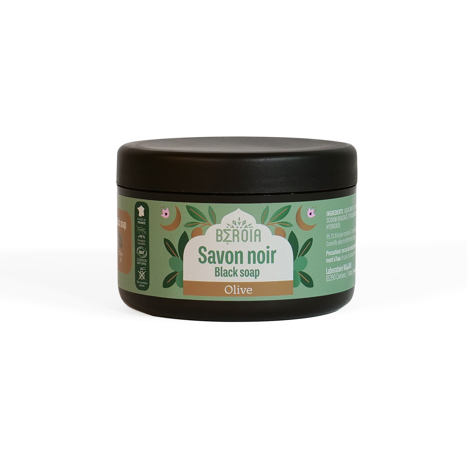 Savon noir à l\'huile d\'Olive - Beroïa