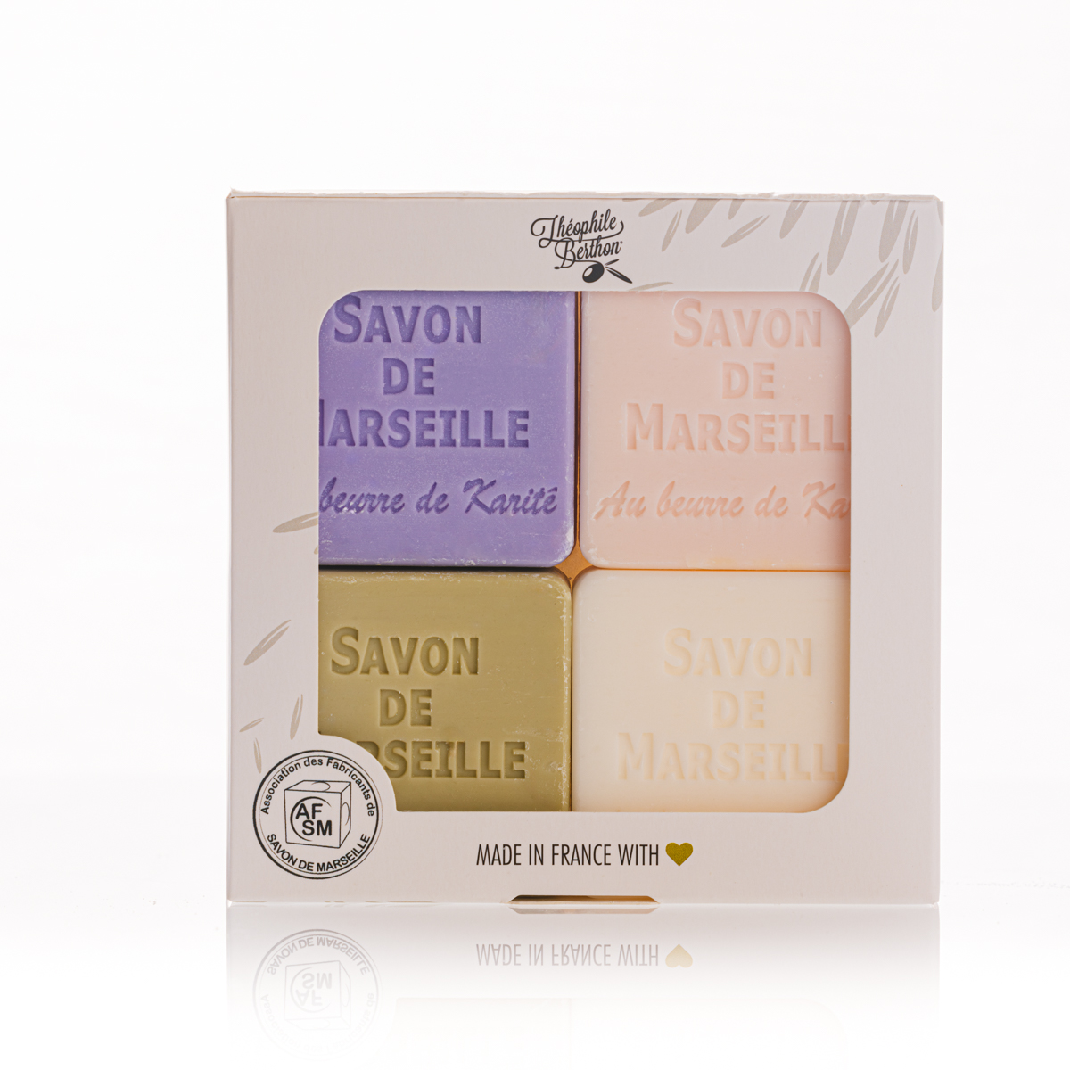 Coffret de 4 savonnettes - Théophile Berthon