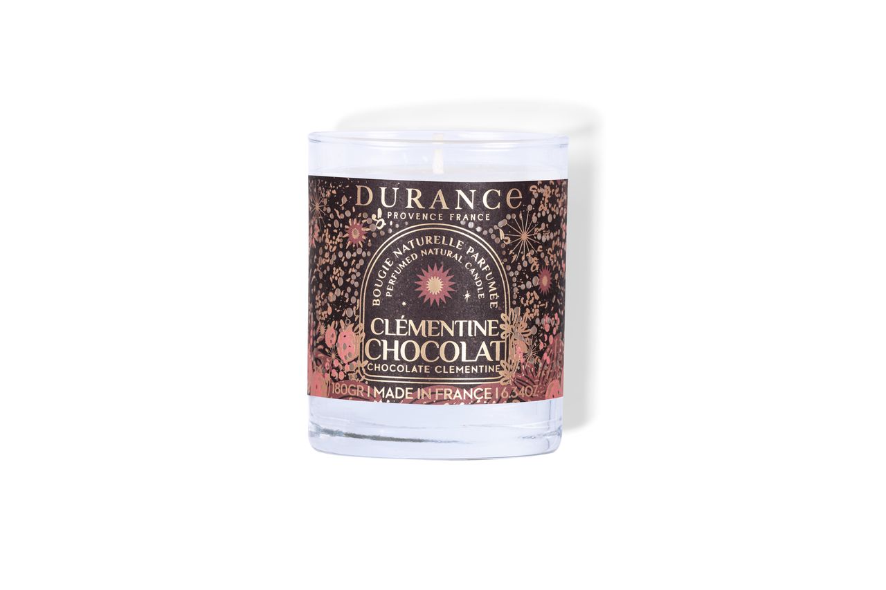 Bougie parfumée Clémentine chocolat - Noël 2025 - Durance