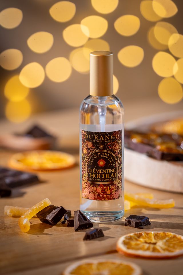Parfum d\'ambiance Clémentine chocolat  -Noël 2025- Durance