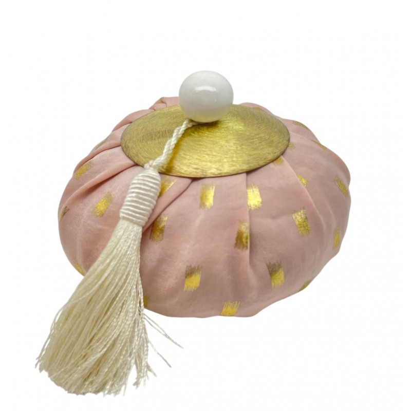 Aumônière parfumée Touches d\'or- Poudre de riz- Autour du Parfum