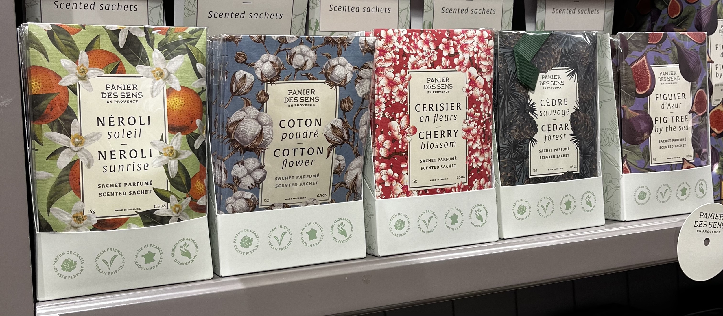Sachet parfumé -Panier des Sens