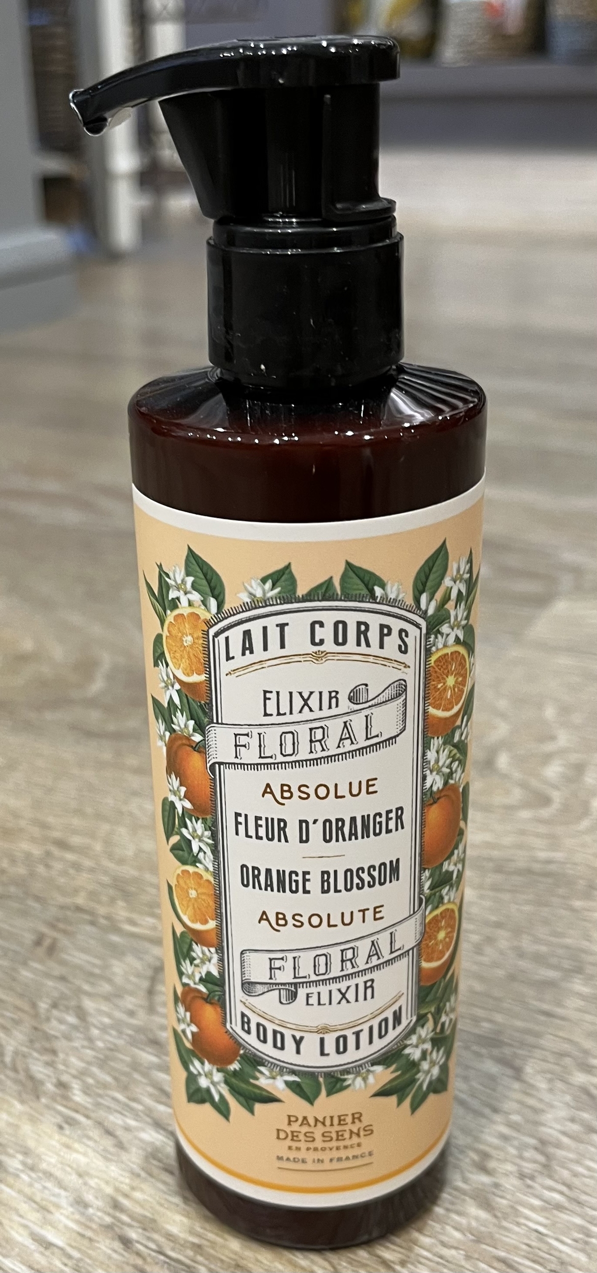 Lait corporel Fleur d\'Oranger - Panier des Sens