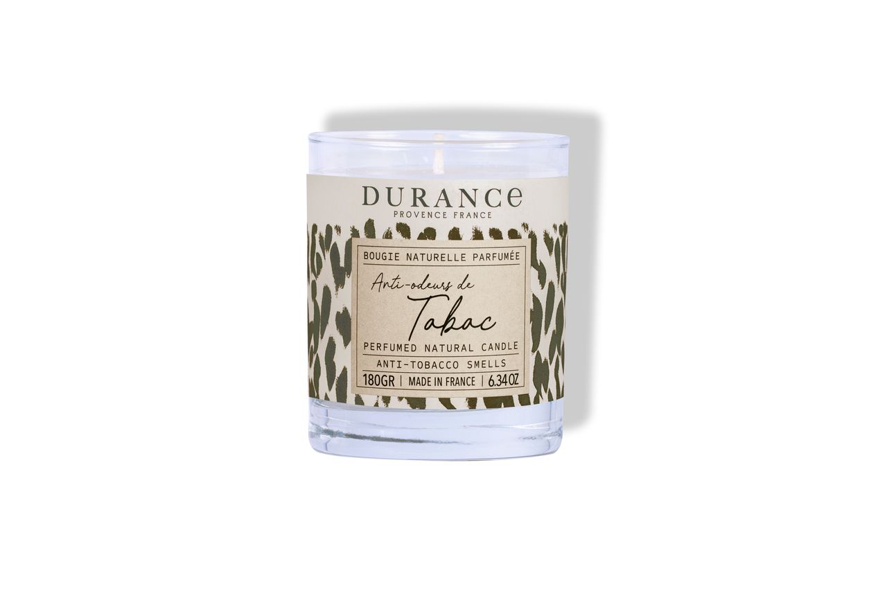 Bougie ANTI-ODEURS de TABAC- Durance