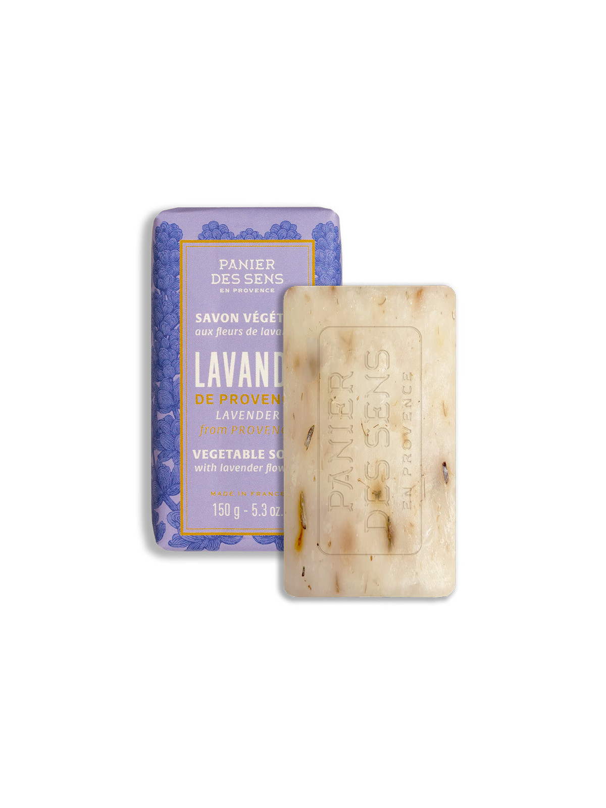 Savon gommant doux Lavande - Panier des Sens - Exfoliant