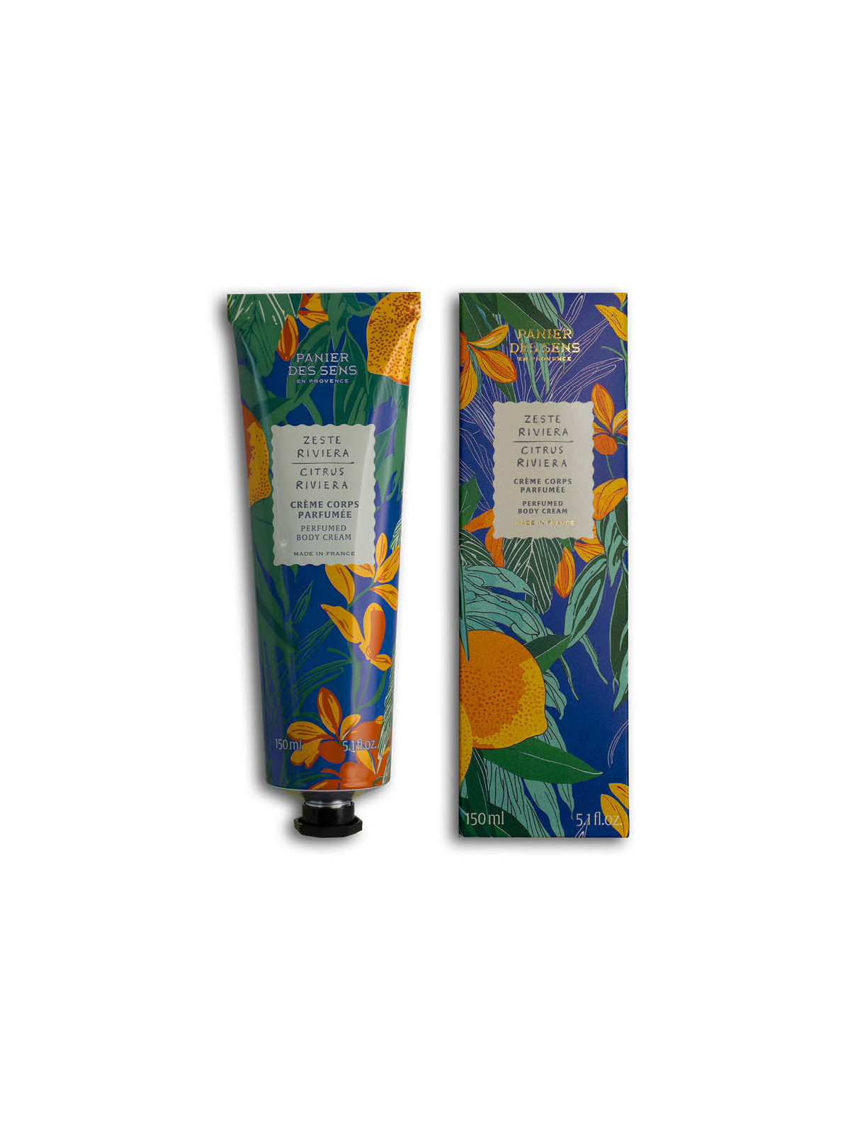 Crème corps parfumée Zeste Riviera - Panier des Sens
