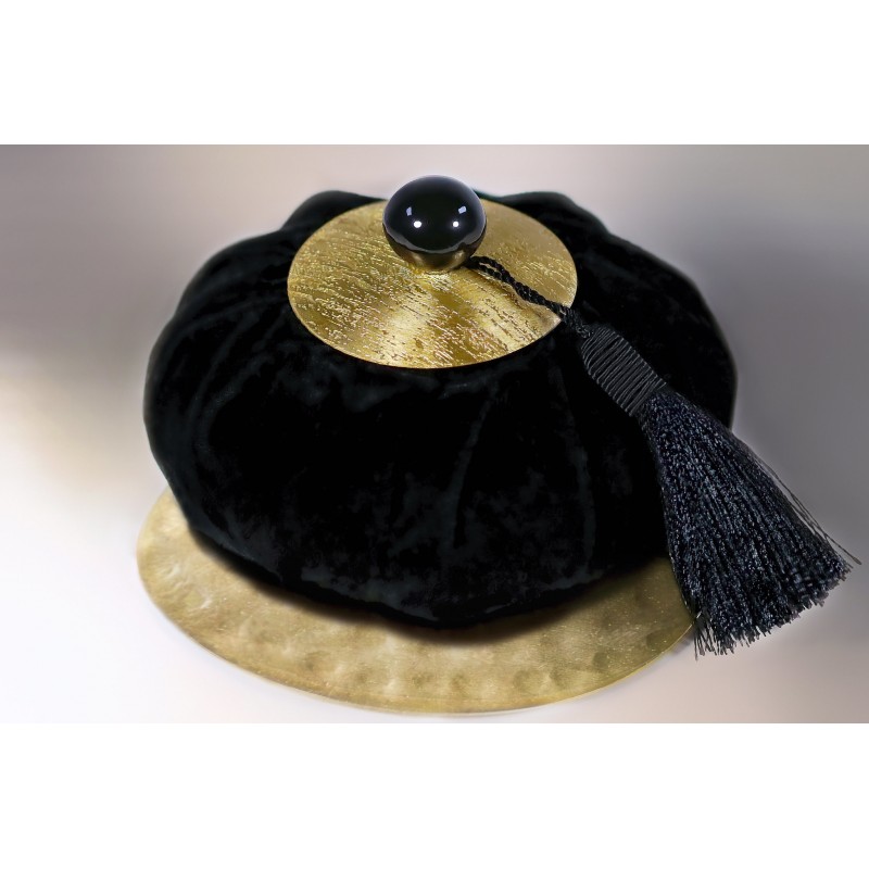 Aumônière parfumée Velours noir - Fève Tonka - Autour du Parfum