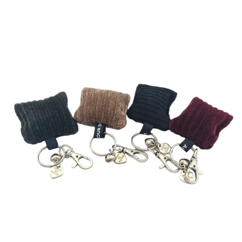 Coussin de clé Velours parfumé Fève tonka- Autour du Parfum