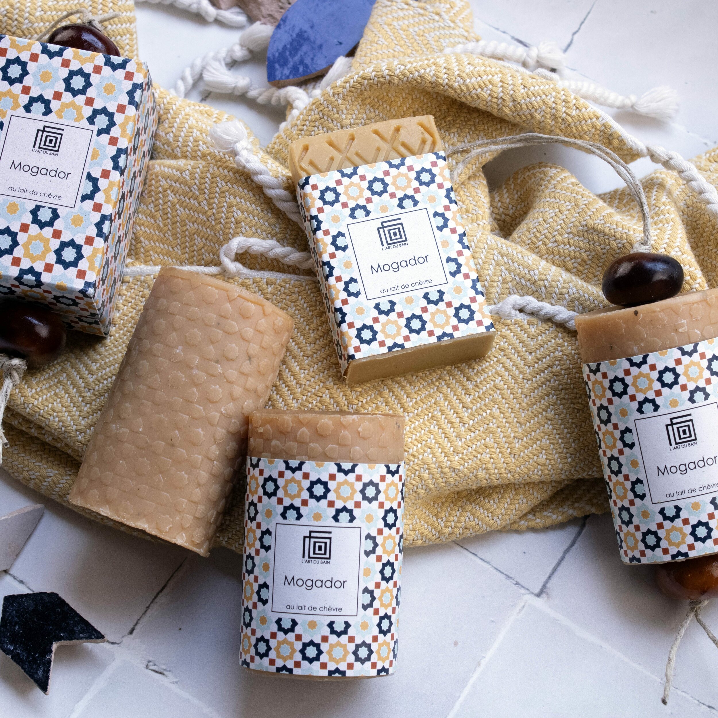Savon sur corde - Mogador - Au lait de chèvre - L\'Art du Bain