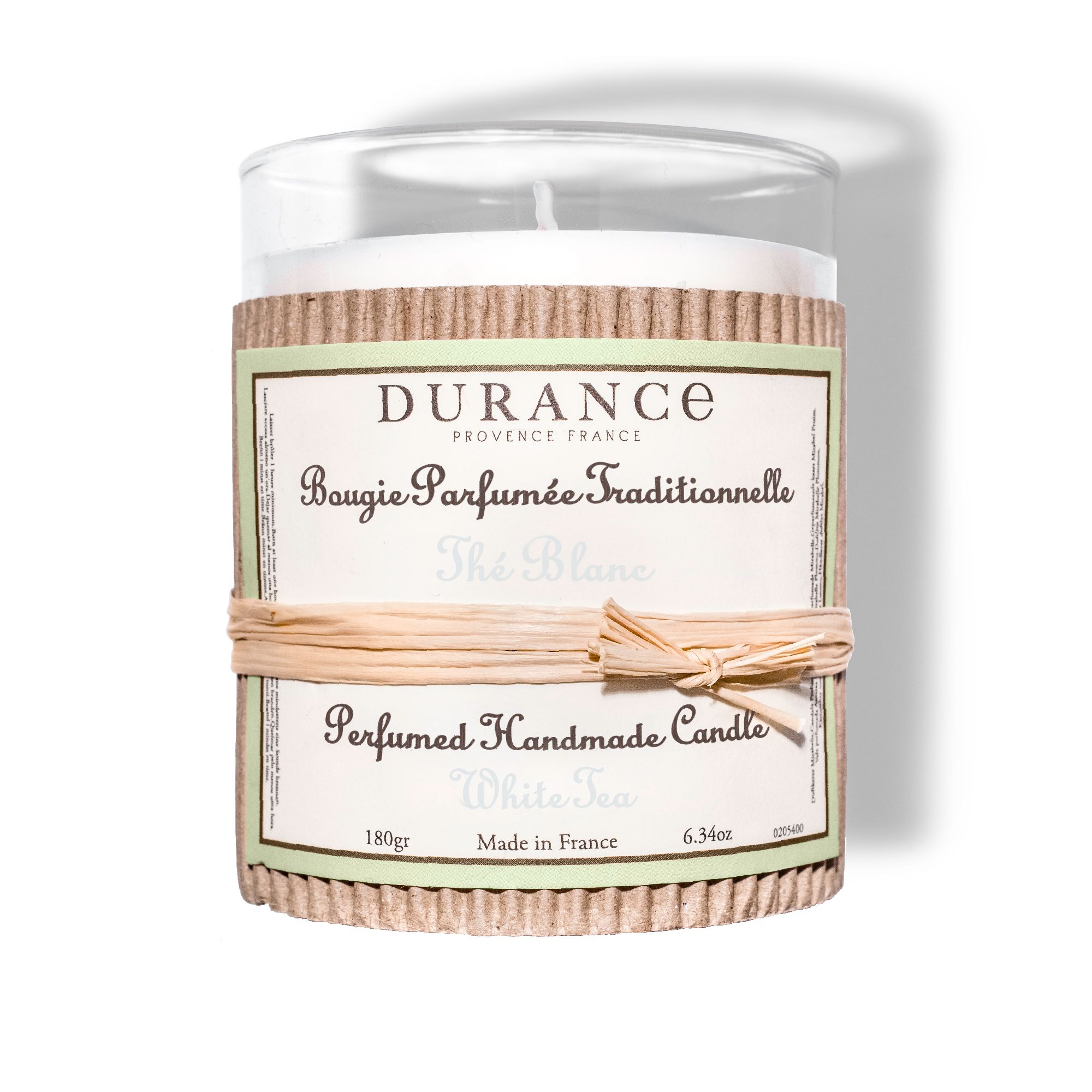 Bougie parfumée Thé blanc 180g- Durance