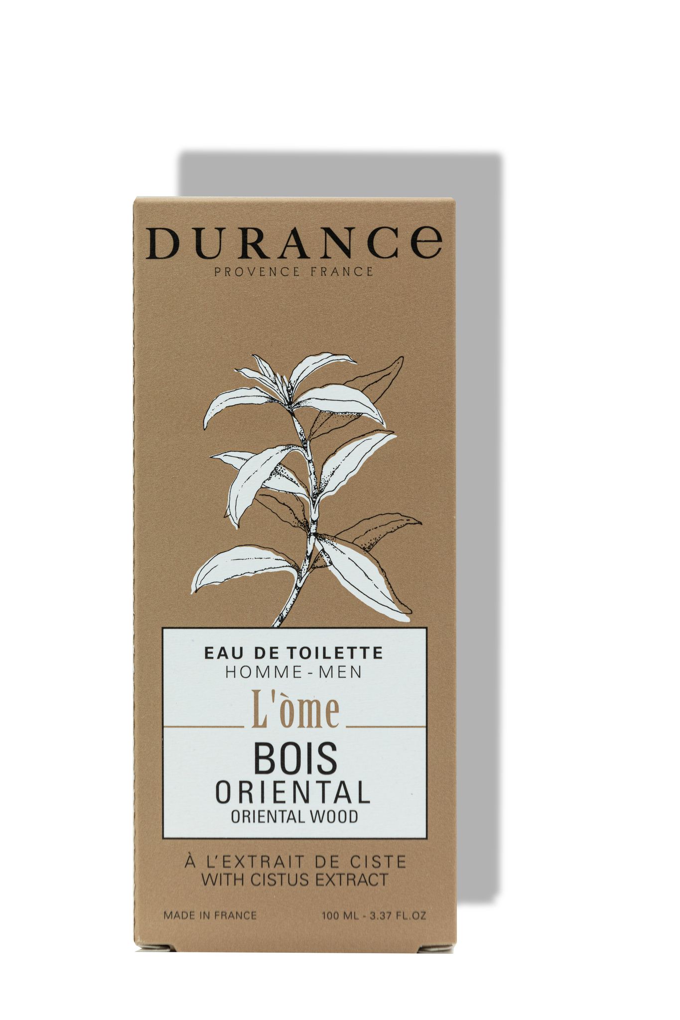 Eau de toilette Bois oriental- Durance