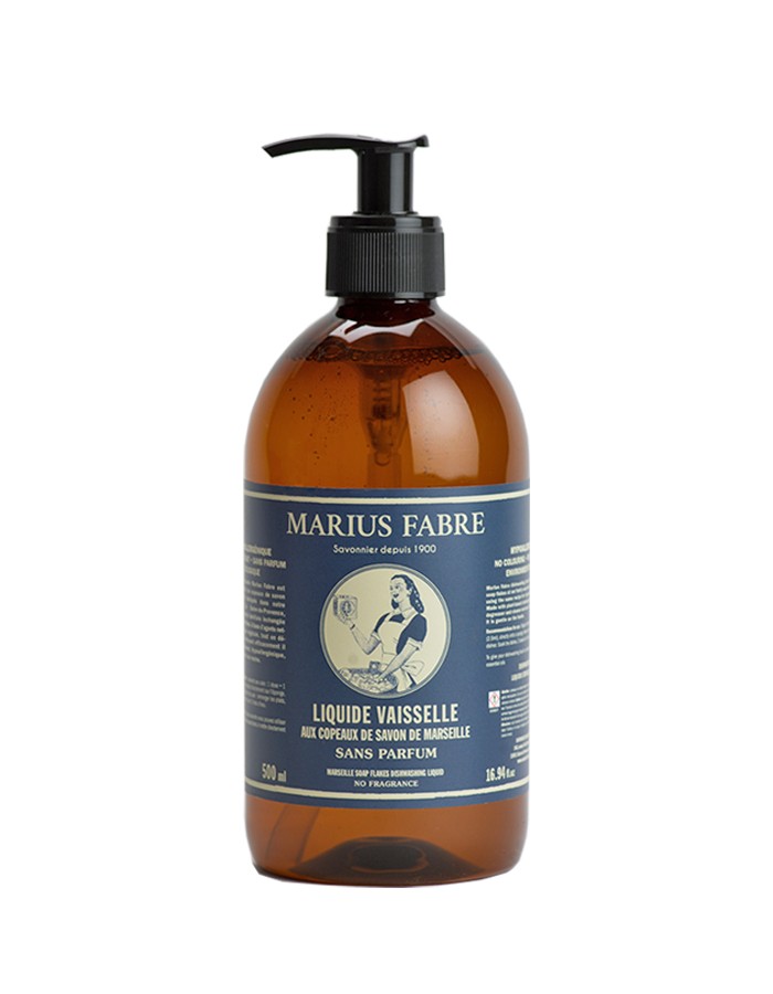 Liquide vaisselle aux copeaux de savon de Marseille- Marius Fabre