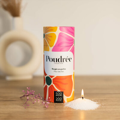 Bougie Poudrée Fleur des îles