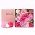 boite carrée de fleurs en savon rose