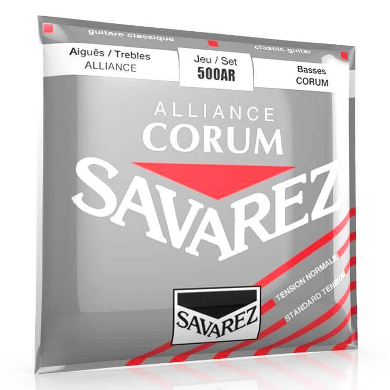 CORDES GUITARE SAVAREZ ALLIANCE CORUM 500R et 500AR - Guitares