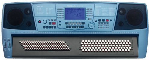 Accordéon Mini 10 Touches QUARKZMAN - Instrument Débutant Cadeau - Orange - Léger Et Portable - 8