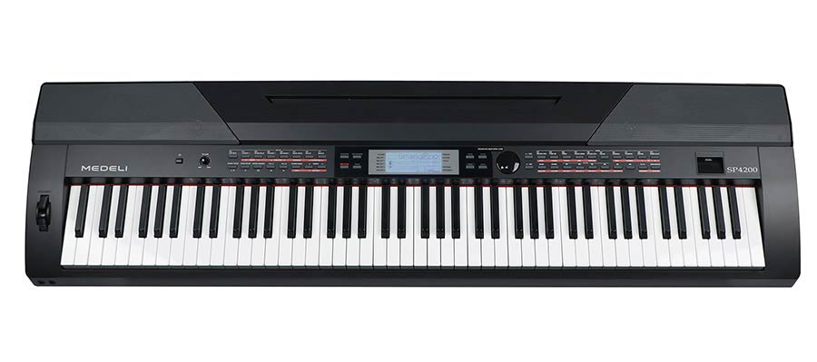 PIANO MEDELI SP4200/BK Performer Séries piano numérique de scène avec accompagnement