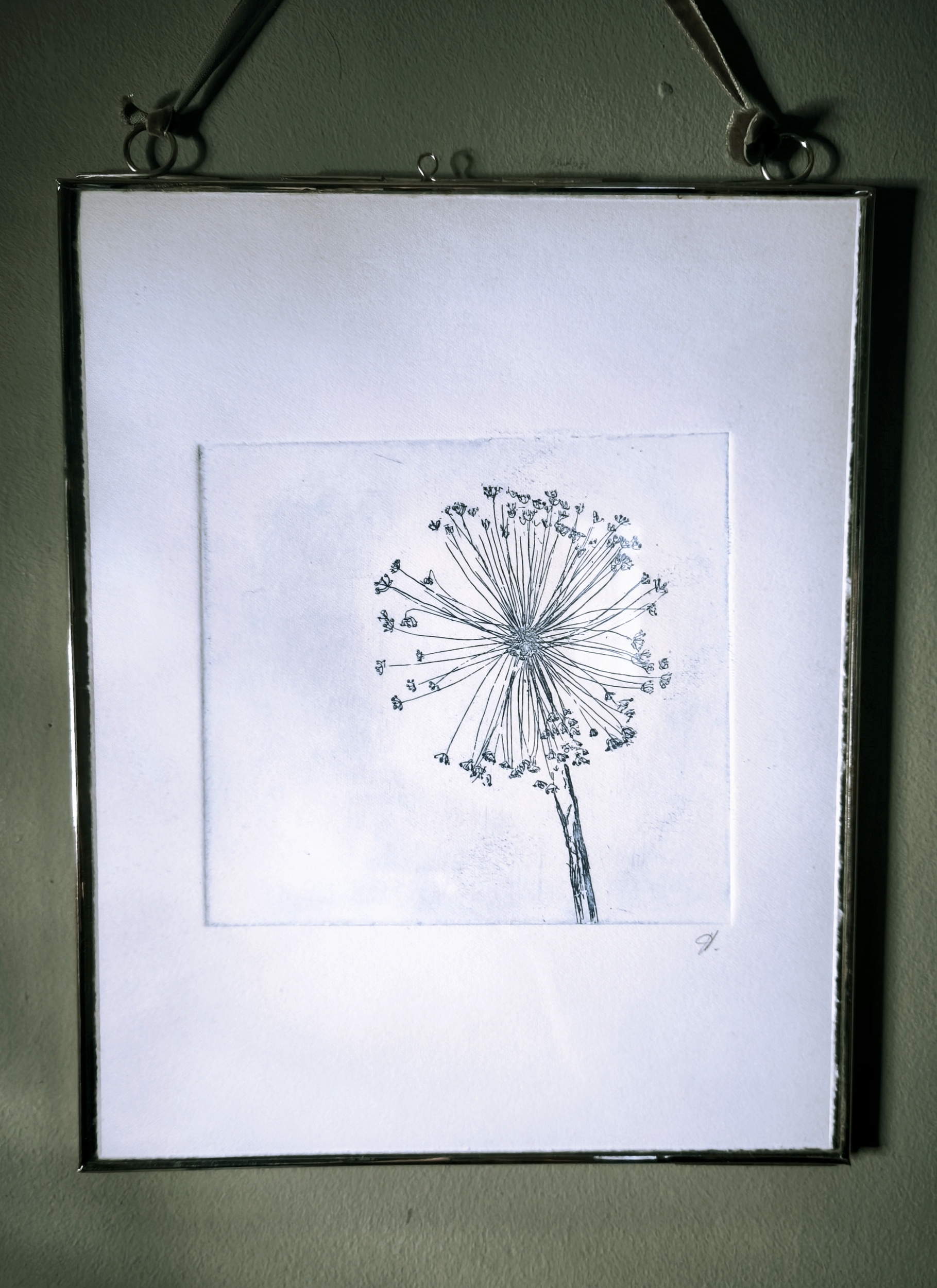 Gravure, Brin de nature, Verdegrine