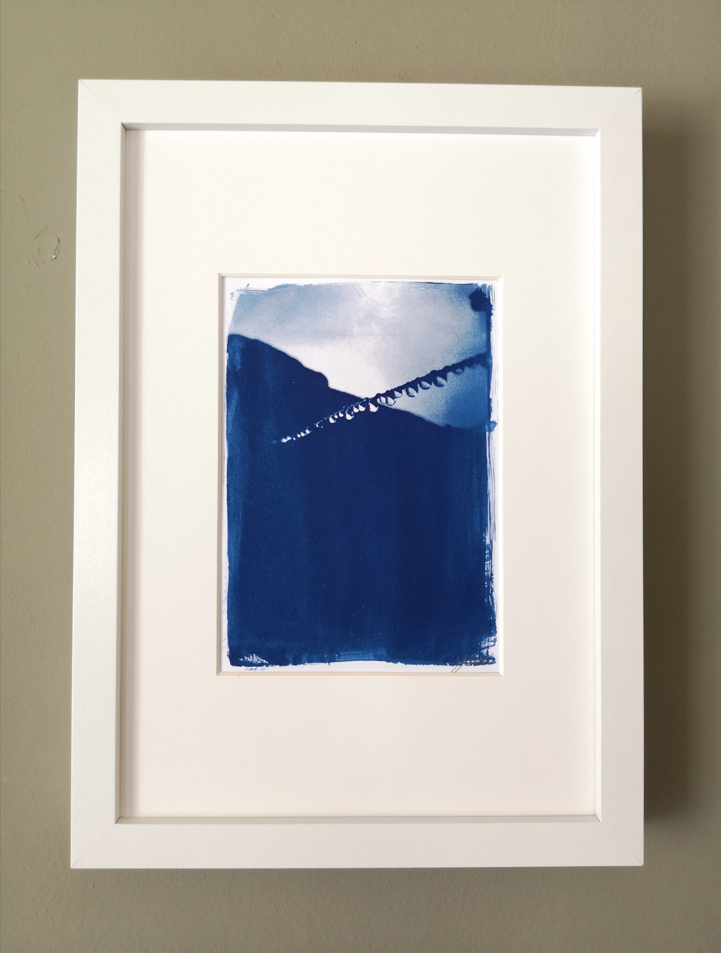 gouttes verdegrine cyanotype