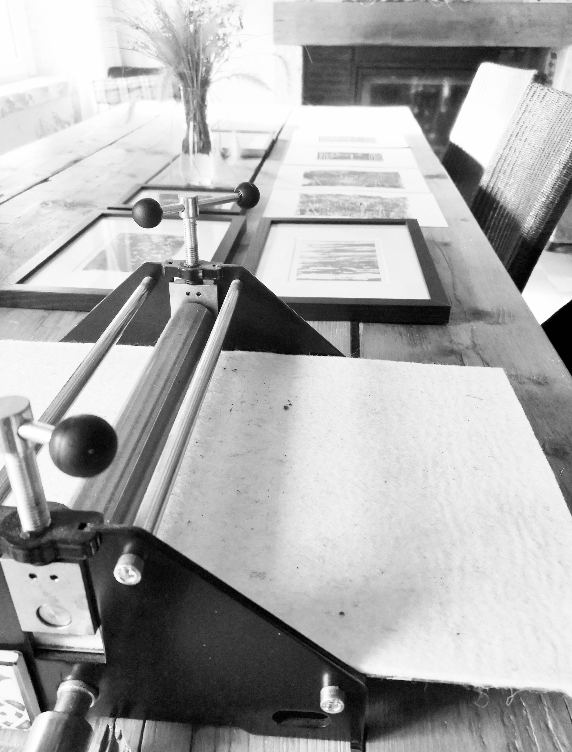 atelier linogravure le bugue dordogne verdegrine