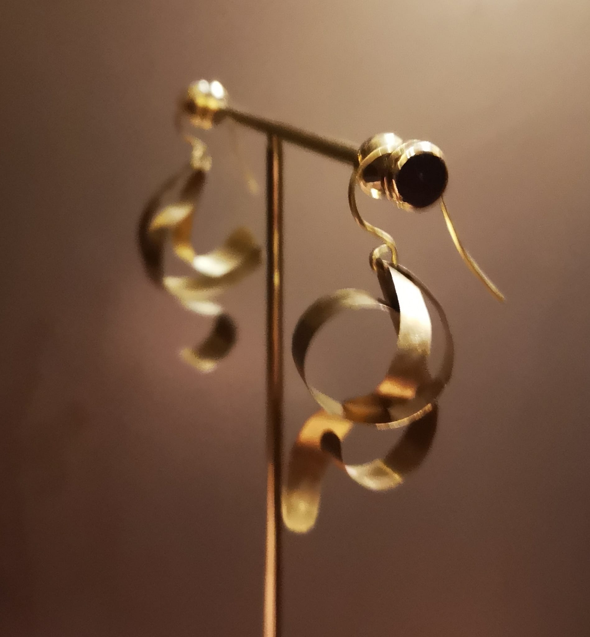 verdegrine boucles d oreilles arabesques