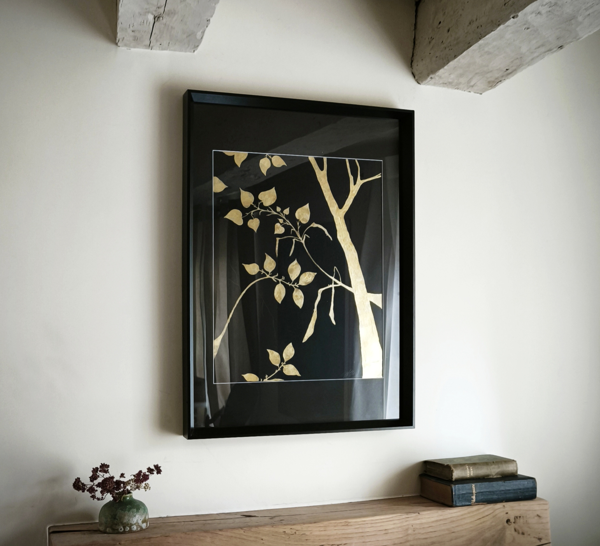 atelier verdegrine feuille d or vegetale
