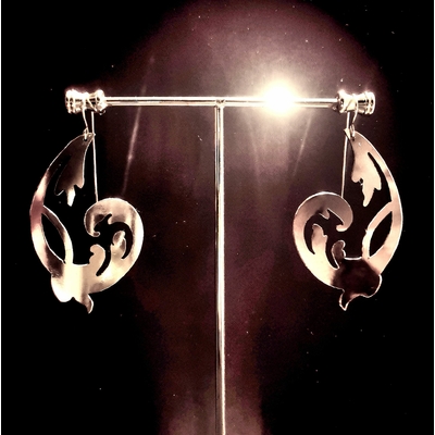 Verdegrine, Bijoux créateur, Boucles d'oreilles artisan d'art