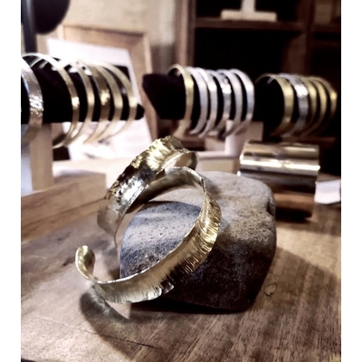 Verdegrine - Bracelet dinandé - Création