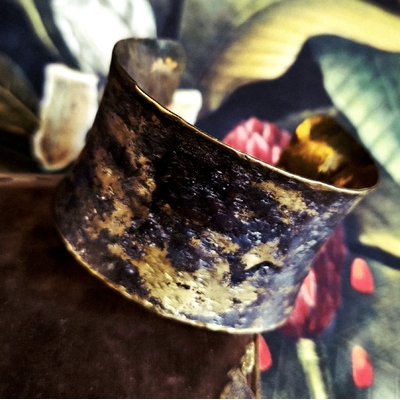 Atelier verdegrine, Bijoux, Bracelet Manchette