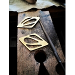 Boucles doreilles Verdegrine, finitions